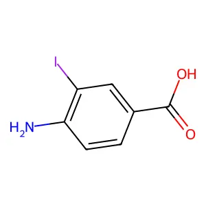 4-氨基-3-碘苯甲酸 structure