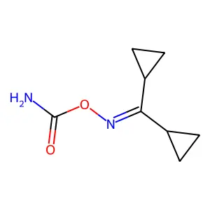 (Dicyclopropylmethylideneamino) carbamate structure