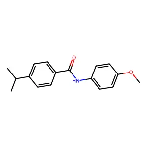 N-(4-methoxyphenyl)-4-propan-2-ylbenzamide structure