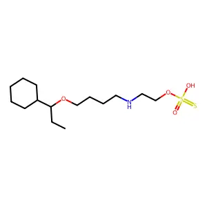 3,3'-Sulfanediylbis(2,2-dimethylpropanoic acid) structure