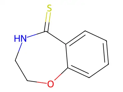 3,4-dihydro-2H-1,4-benzoxazepine-5-thione structure