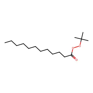 Dodecaneperoxoic acid tert-butyl ester structure