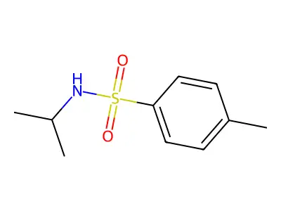 4-methyl-N-(propan-2-yl)benzene-1-sulfonamide structure