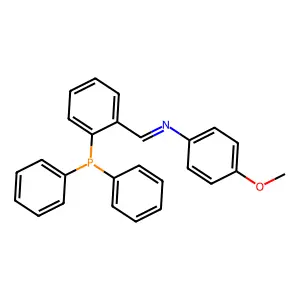 Benzenamine, N-[[2-(diphenylphosphino)phenyl]methylene]-4-methoxy- structure