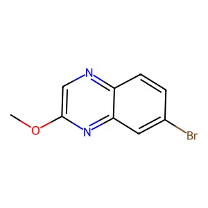 7-Bromo-2-methoxyquinoxaline structure