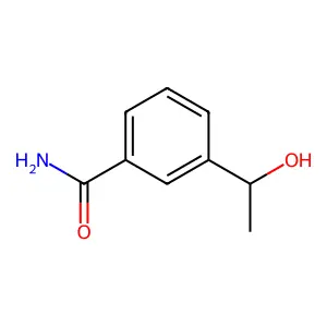 3-(1-羟乙基)苯甲酰胺 structure