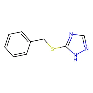 3-benzylthio-1H-1,2,4-triazole structure