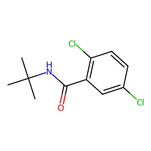 N-tert-butyl-2,5-dichlorobenzamide structure