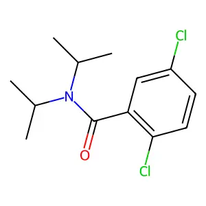 2,5-dichloro-N,N-di(propan-2-yl)benzamide structure