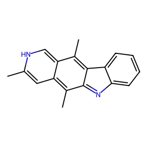 3,5,11-trimethyl-6H-pyrido[4,3-b]carbazole structure