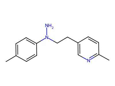 1-(4-Methylphenyl)-1-[2-(6-methylpyridin-3-yl)ethyl]hydrazine structure