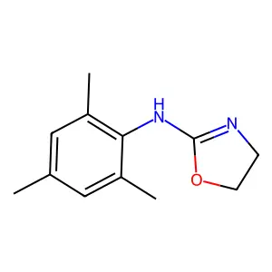 Aniline, N-(2-oxazolin-2-yl)-2,4,6-trimethyl- structure
