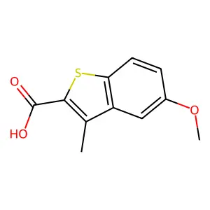 5-Methoxy-3-methyl-1-benzothiophene-2-carboxylic acid structure