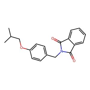 2-[[4-(2-Methylpropoxy)phenyl]methyl]-1H-isoindole-1,3(2H)-dione structure