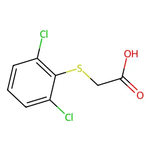 [(2,6-Dichlorophenyl)sulfanyl]acetate structure
