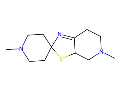 Spiro(piperidine-4,2'(5'H)-thiazolo(5,4-c)pyridine), 3'a,4',6',7'-tetrahydro-1,5'-dimethyl- structure