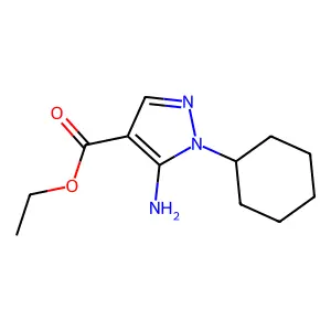 ethyl 5-amino-1-cyclohexyl-1H-pyrazole-4-carboxylate structure