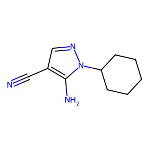 5-氨基-1-环己基-1H-吡唑-4-甲腈 structure