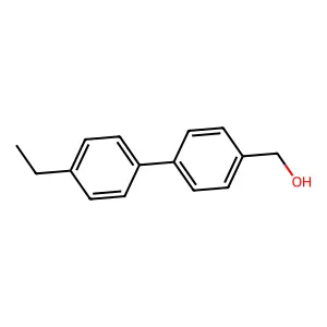 (4'-Ethylbiphenyl-4-yl)methanol structure