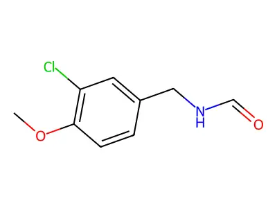 N-(3-chloro-4-methoxybenzyl)formamide structure