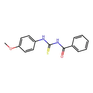 N-[(4-methoxyphenyl)carbamothioyl]benzamide structure