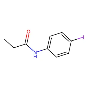 4'-Iodopropionanilide structure