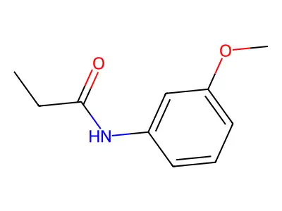 N-(3-methoxyphenyl)propanamide structure