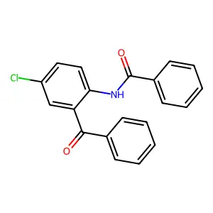 N-(2-benzoyl-4-chlorophenyl)benzamide structure
