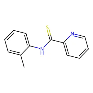 N-(2-methylphenyl)pyridine-2-carbothioamide structure
