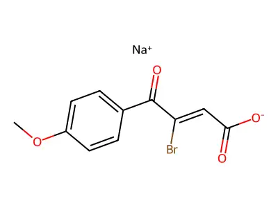 Bromebric acid, (Z)- structure