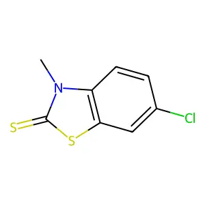 2-氯苄基6-氟-4-肉啉基硫醚 structure