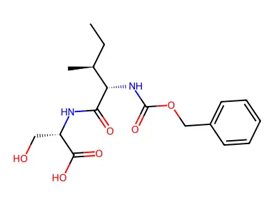 N-[(Benzyloxy)carbonyl]isoleucylserine structure