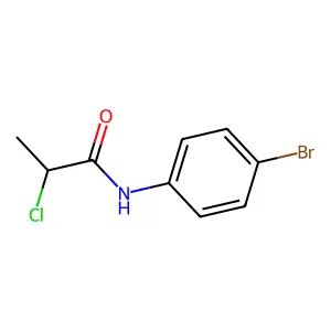 N-(4-bromophenyl)-2-chloropropanamide structure