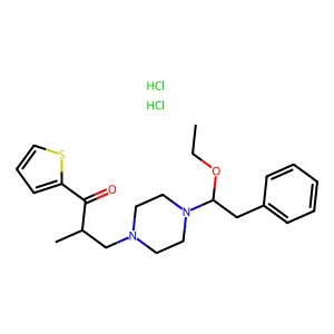 Methyl-8-(5,7-dichloroquinolyl)carbonic acid ester structure