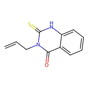 3-Allyl-2-mercapto-3H-quinazolin-4-one structure