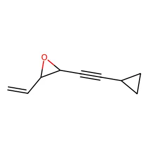 1-Cyclopropyl-3,4-epoxyhex-5-en-1-yne structure
