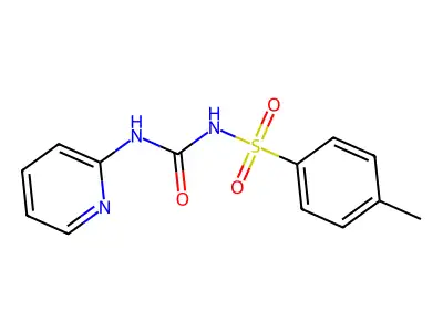 4-methyl-N-[(2-pyridinylamino)carbonyl]Benzenesulfonamide structure