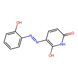 3-[(2-Hydroxyphenyl)azo]-2,6-pyridinediol structure