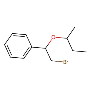 α-(溴甲基)苄基仲丁基醚 structure