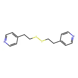 Bis(2-(4-pyridinyl)ethyl) disulfide structure
