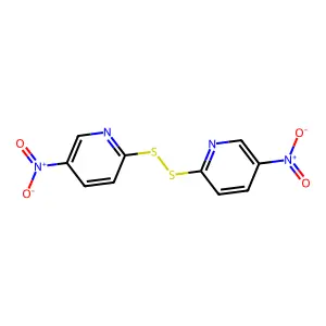2,2'-Dithiobis(5-nitropyridine) structure