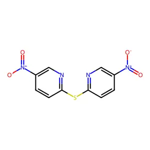 Bis(5-nitropyridin-2-YL)sulfane structure