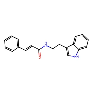 N-cinnamoyl tryptamine structure