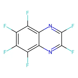 Quinoxaline, hexafluoro- structure
