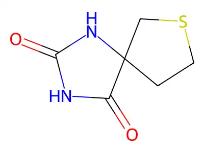 7-Thia-1,3-diazaspiro[4.4]nonane-2,4-dione structure