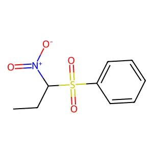 1-[Phenylsulfonyl]-1-nitropropane structure