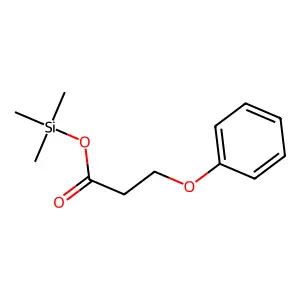 Trimethylsilyl 3-phenoxypropanoate structure