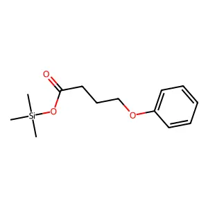 4-(Phenyloxy)butanoic acid trimethylsilyl ester structure
