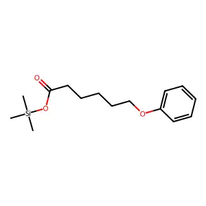 Trimethylsilyl 6-phenoxyhexanoate structure