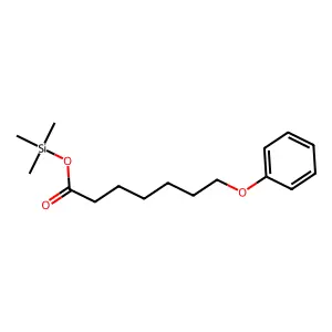 Trimethylsilyl 7-phenoxyheptanoate structure